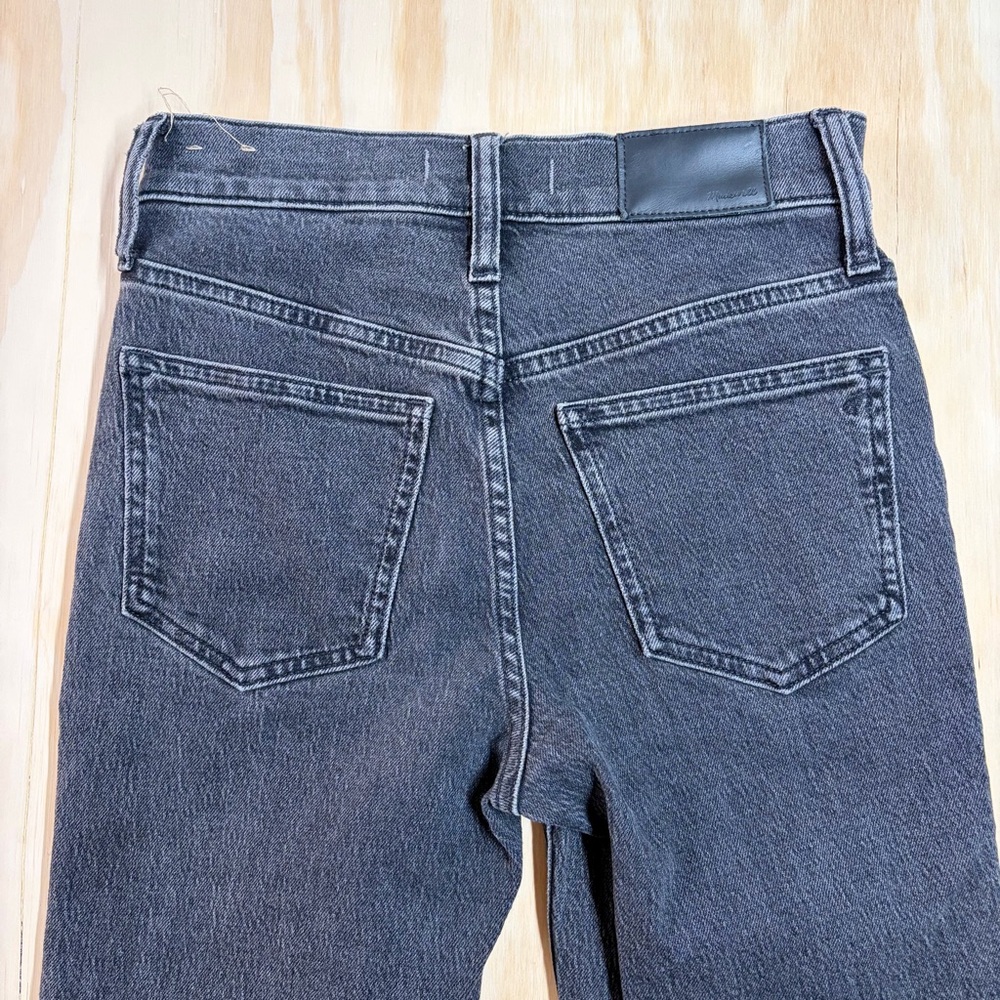 Madewell The Perfect Vintage Jean Black Wash High Rise Size 23 - Picture 5 of 12